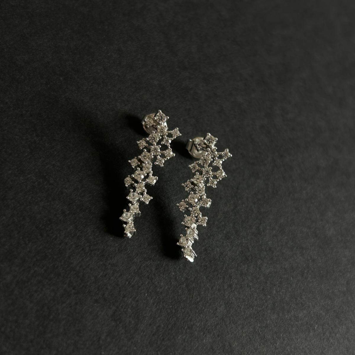 Pırlanta Model Zirkon Taşlı Çiçek Set - Image 9