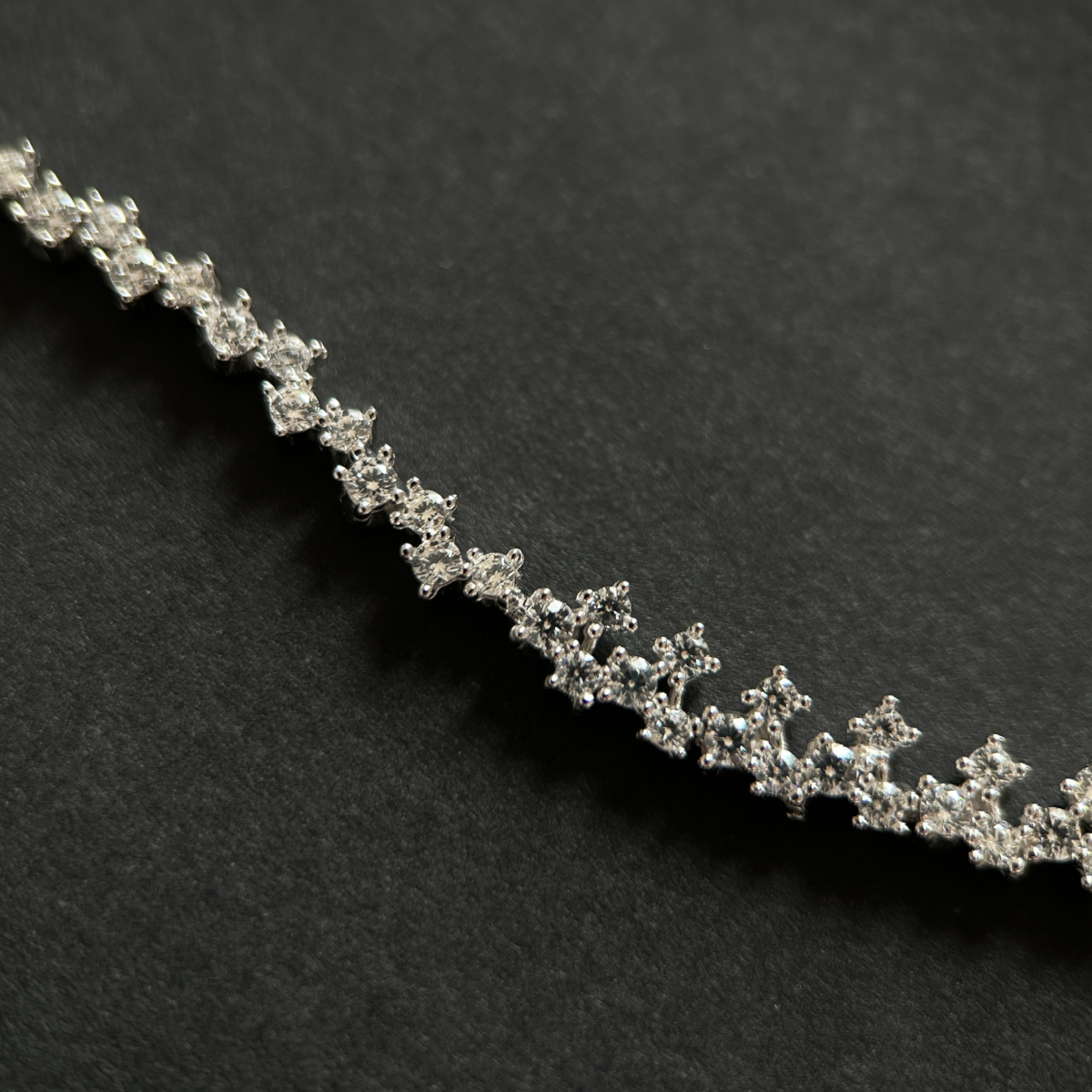 Pırlanta Model Zirkon Taşlı Çiçek Set - Image 4