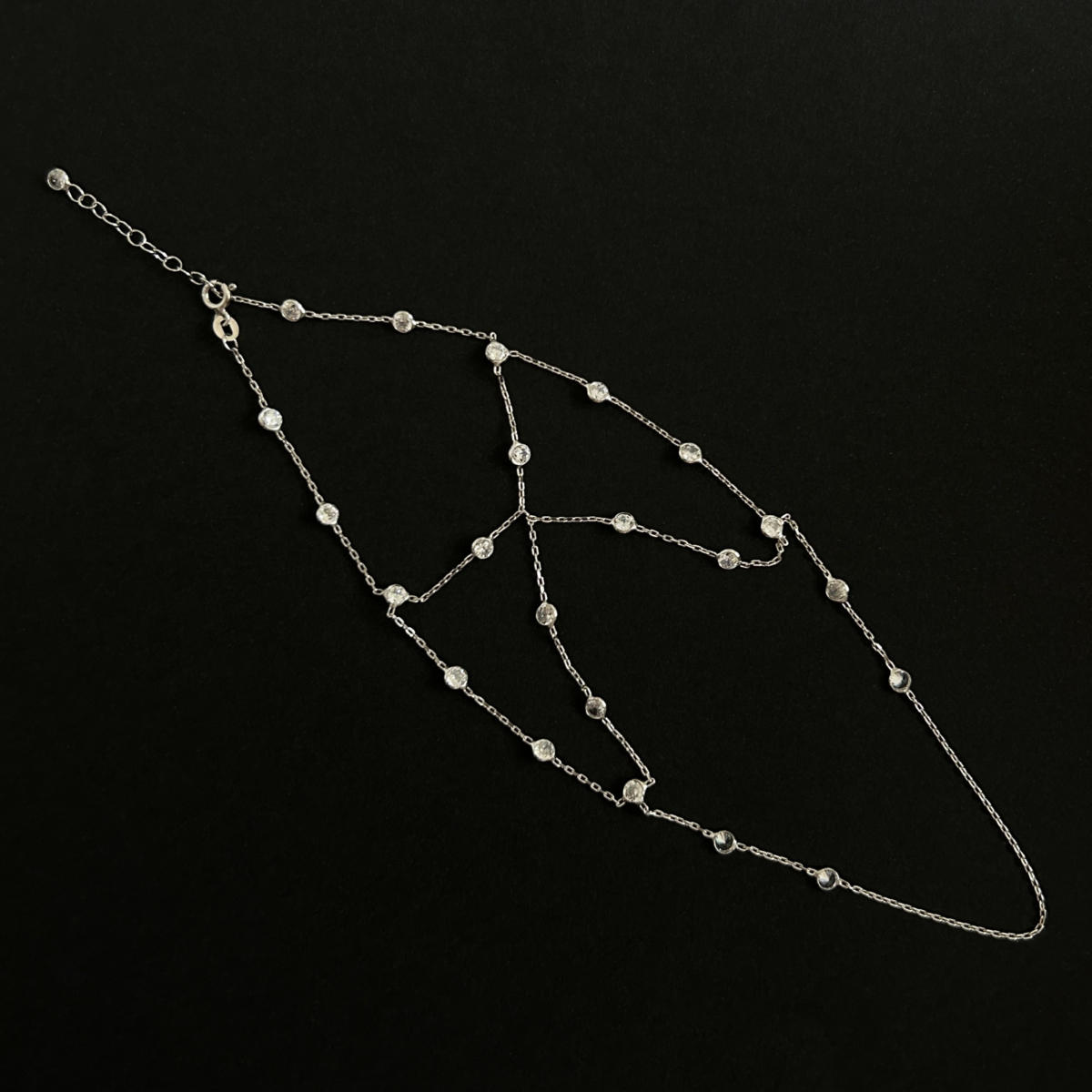 Yuvarlak Zirkon Taşlı Zincir Şahmeran - Image 5