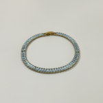 Çelik Gold Renk Taşlı Su Yolu Bileklik