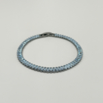 Çelik Silver Renk Taşlı Su Yolu Bileklik