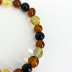 Karışık Renkli Kehribar Bebek Diş Çıkarma Bilekliği