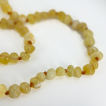 Süt Kehribar Bebek Diş Çıkarma Kolyesi