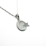 Zirkon Taşlı Ay Yıldız Kolye