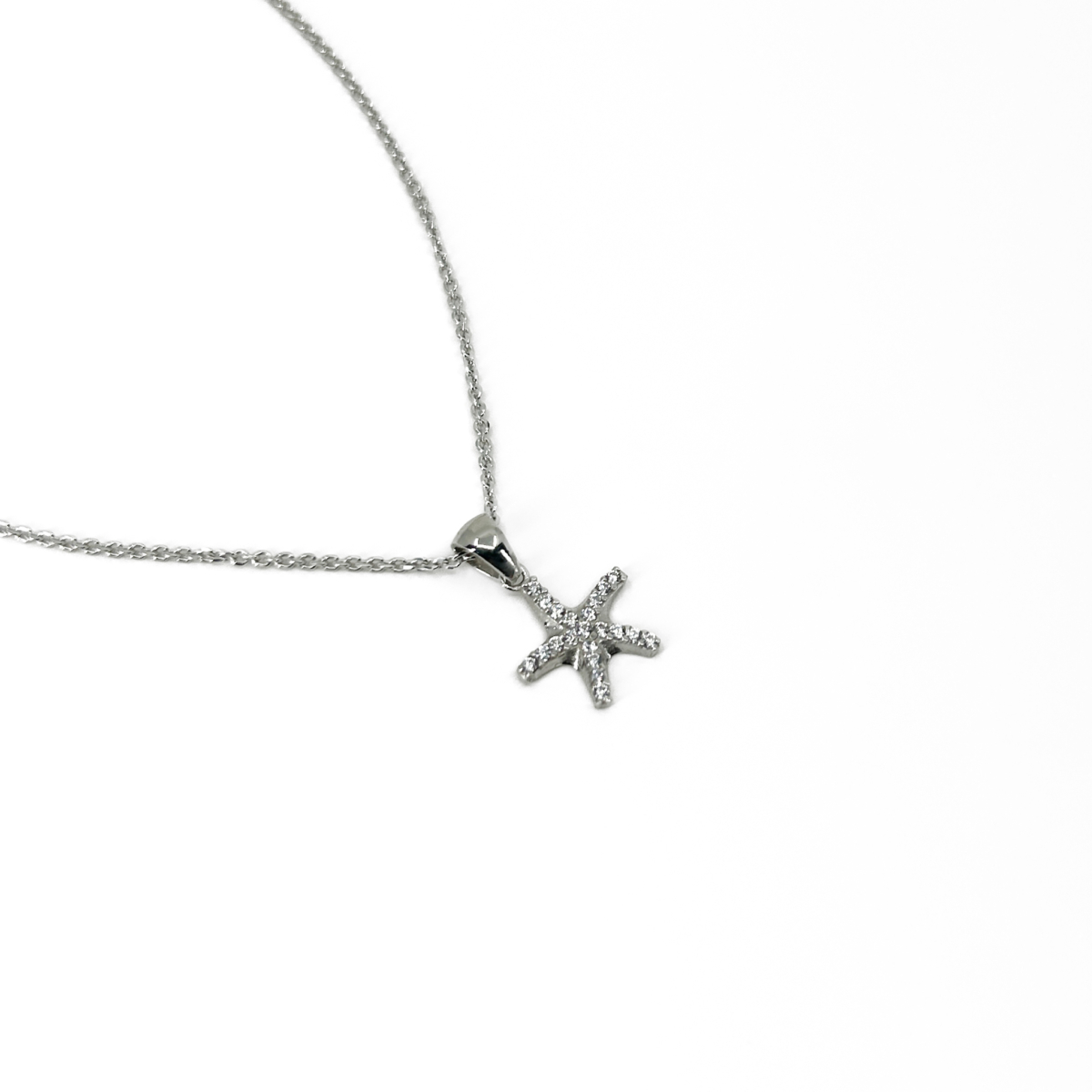 Zirkon Taşlı Deniz Yıldızı Kolye - Görsel 2