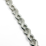 Zirkon Taşlı Kapama Kalın Sonsuzluk Bileklik