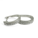 Zirkon Taşlı Yarım Halka Küpe