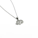 Zirkon Taşlı Yavru Fil Kolye