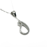 Zirkon Taşlı Zarif Kuğu Kolye