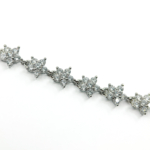 CM Silver Renk Taşlı Çiçek Bileklik