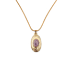 Sedef Mor Göz Kolye