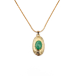 Sedef Yeşil Göz Kolye