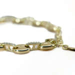 Xuping Gold Renk Taşlı Düğme Bileklik