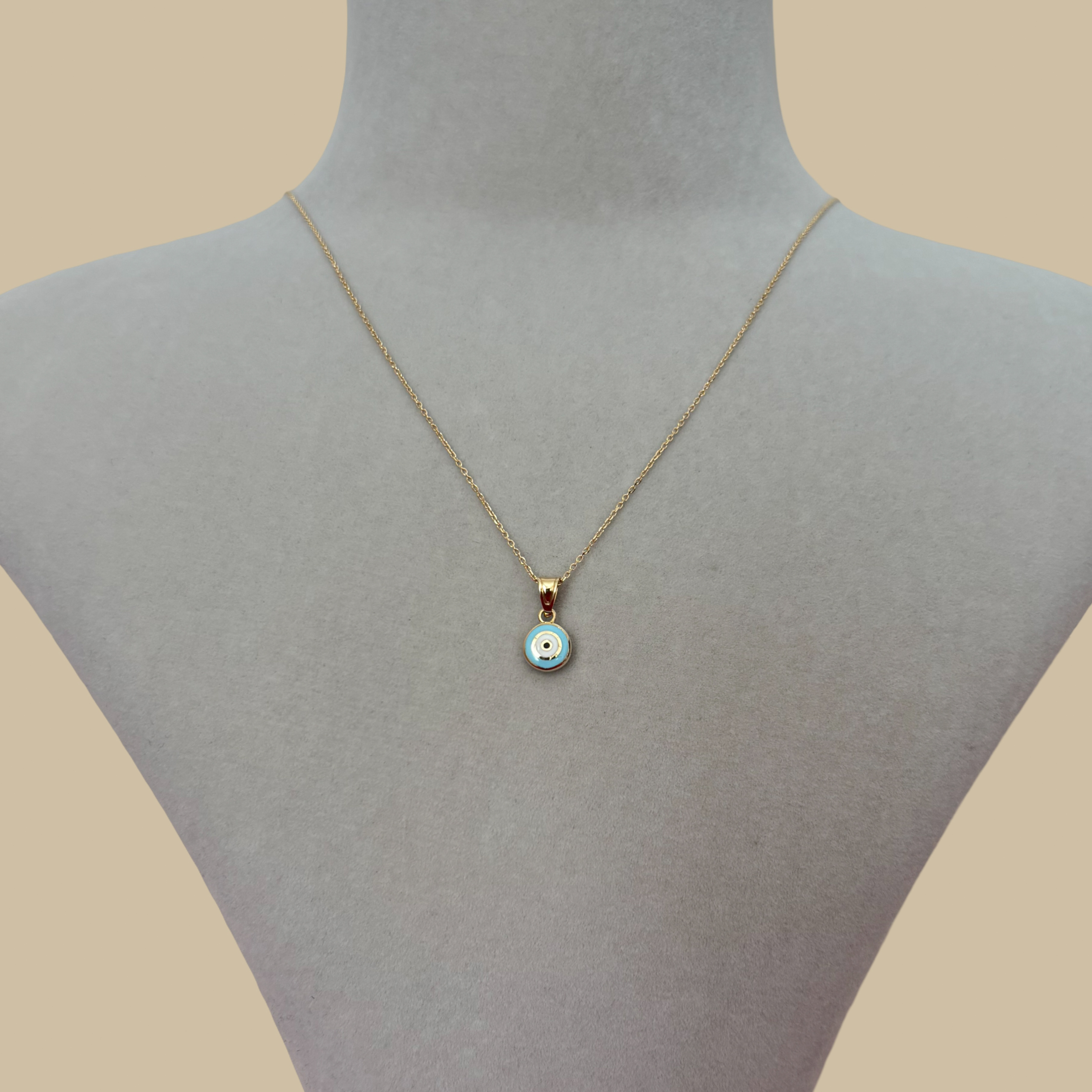 14-ayar-altin-cift-renkli-nazar-boncugu-kolye-aukly03190725-05 Altın Çift Renkli Nazar Boncuğu Kolye - Görsel 1