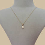 Altın Taşlı Baget Kolye