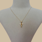 Altın Taşlı Melek Kolye