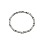 CM Silver Renk Sonsuzluk Detaylı Taşlı Bileklik