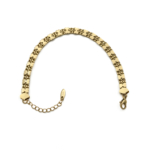 Xuping Gold Renk Kelebek Figürlü Çift Zincir Bileklik