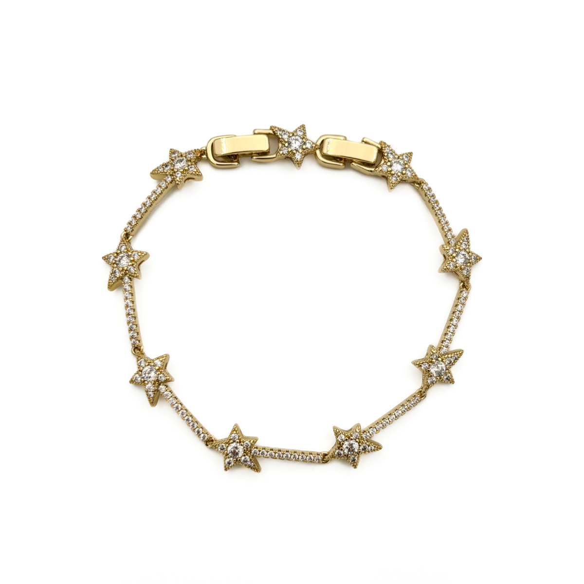 Xuping Gold Renk Taşlı Yıldız Figürlü Bileklik
