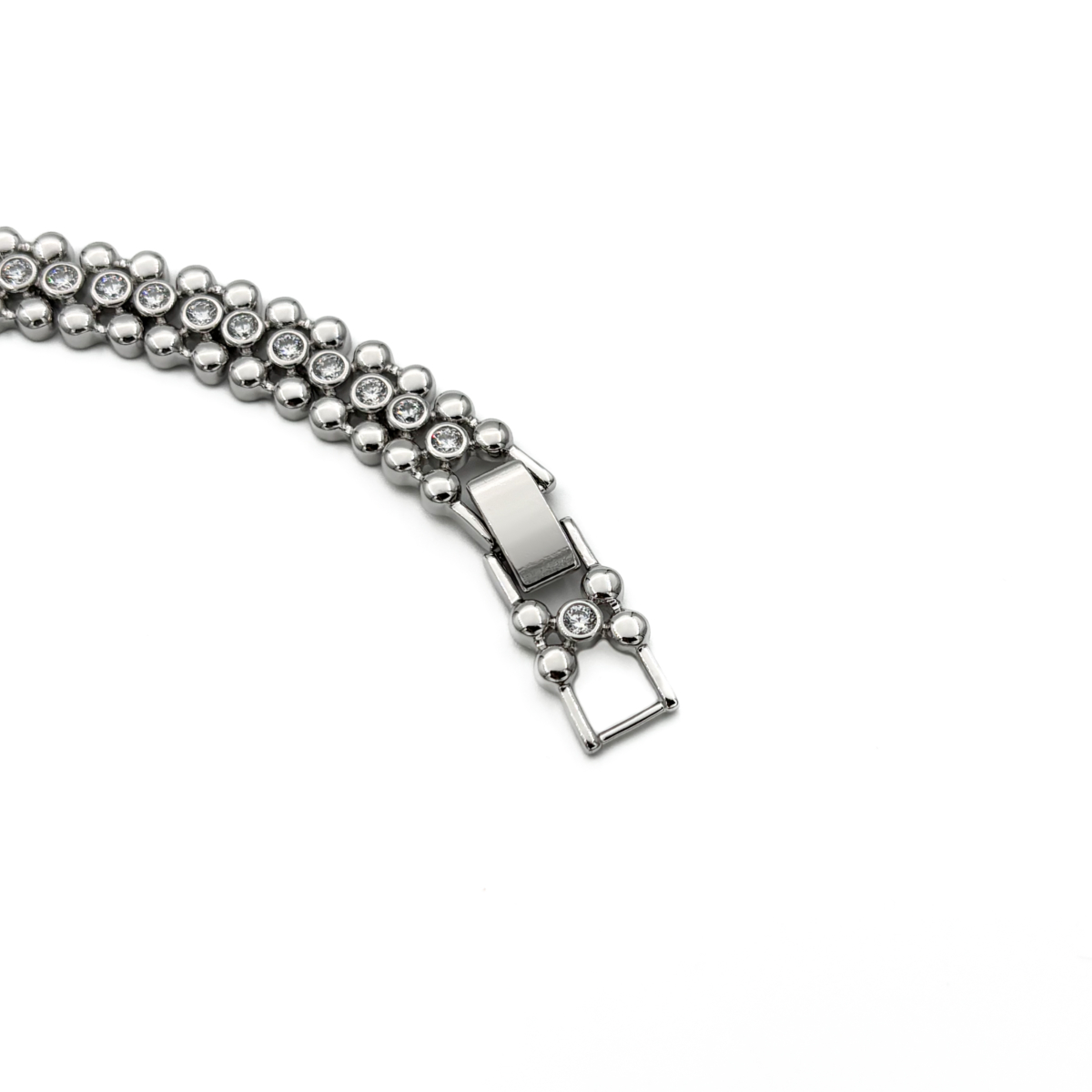 Xuping Silver Renk Taş ve Boncuk Detaylı Bileklik - Görsel 4