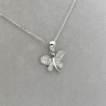 Zirkon Taşlı Kelebek Kolye