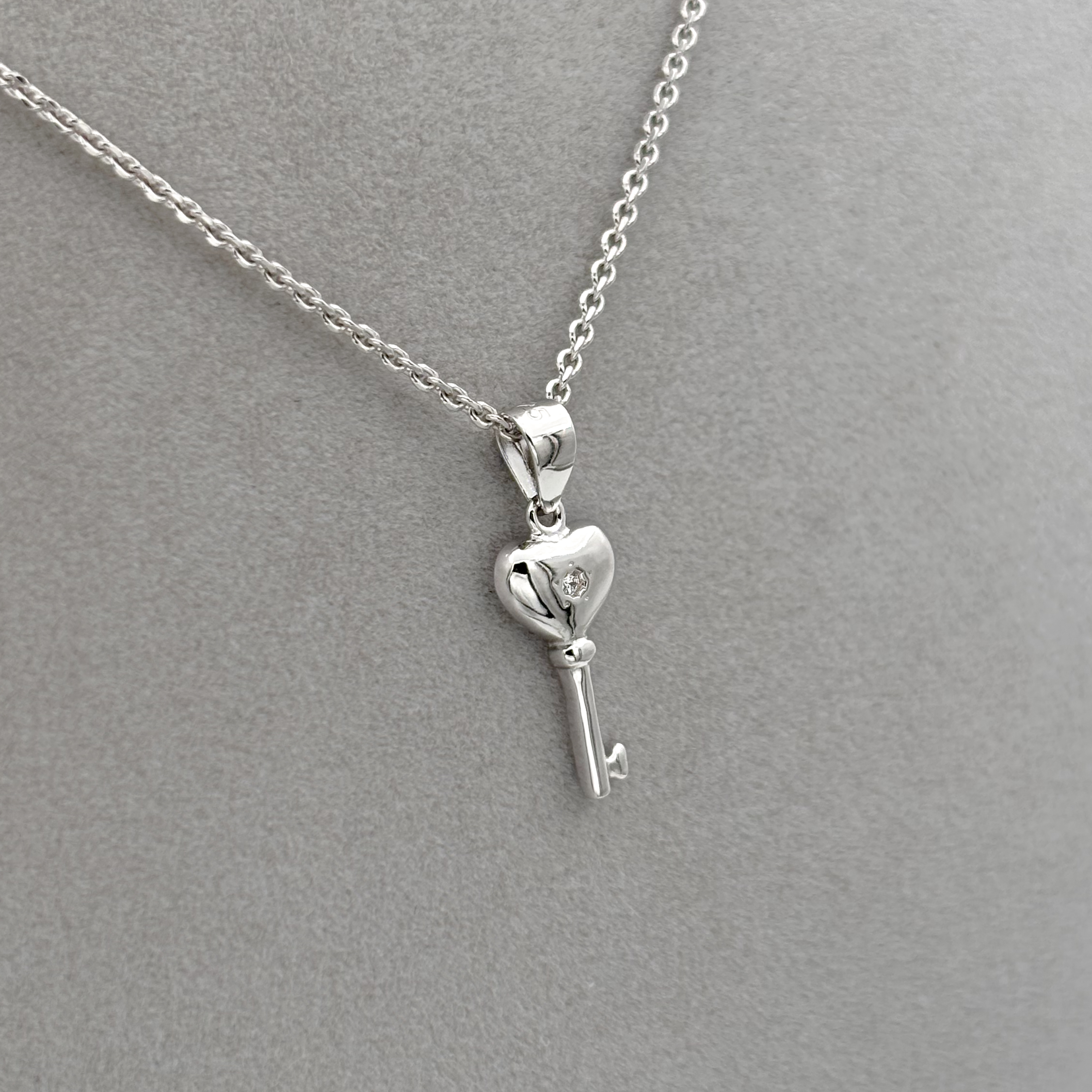 925-ayar-gumus-zirkon-tasli-minimalist-anahtar-kolye-agkly34190725-04 Zirkon Taşlı Minimalist Anahtar Kolye - Görsel 1