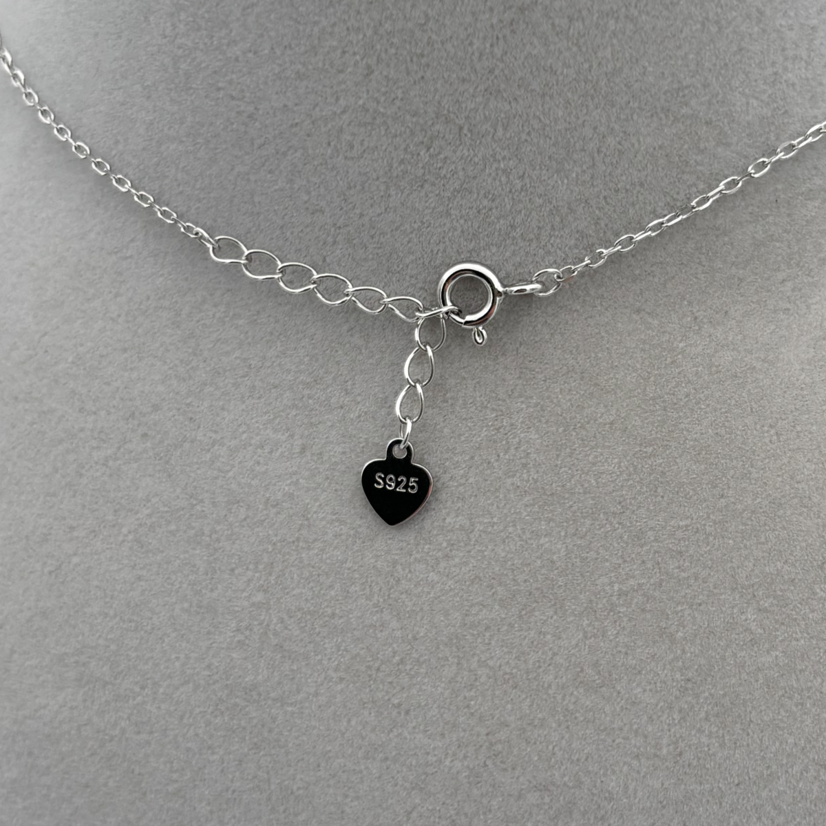 Zirkon Taşlı ve Sedefli Yonca Kolye - Görsel 3