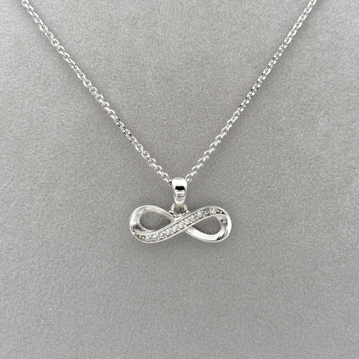 Zirkon Taşlı Sonsuzluk Kolye - Image 3