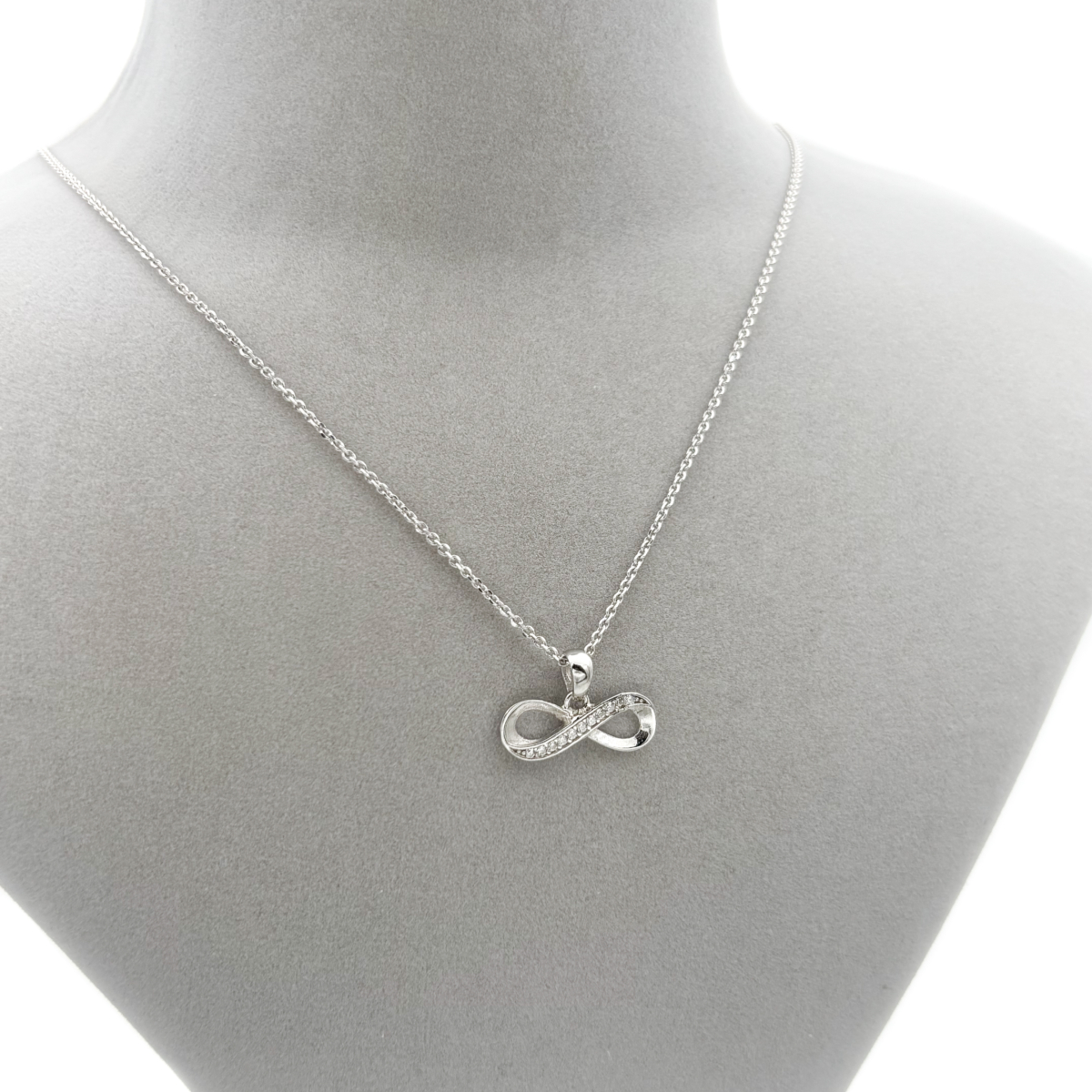 Zirkon Taşlı Sonsuzluk Kolye - Image 4