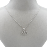 Zirkon Taşlı Yavru Fil Kolye